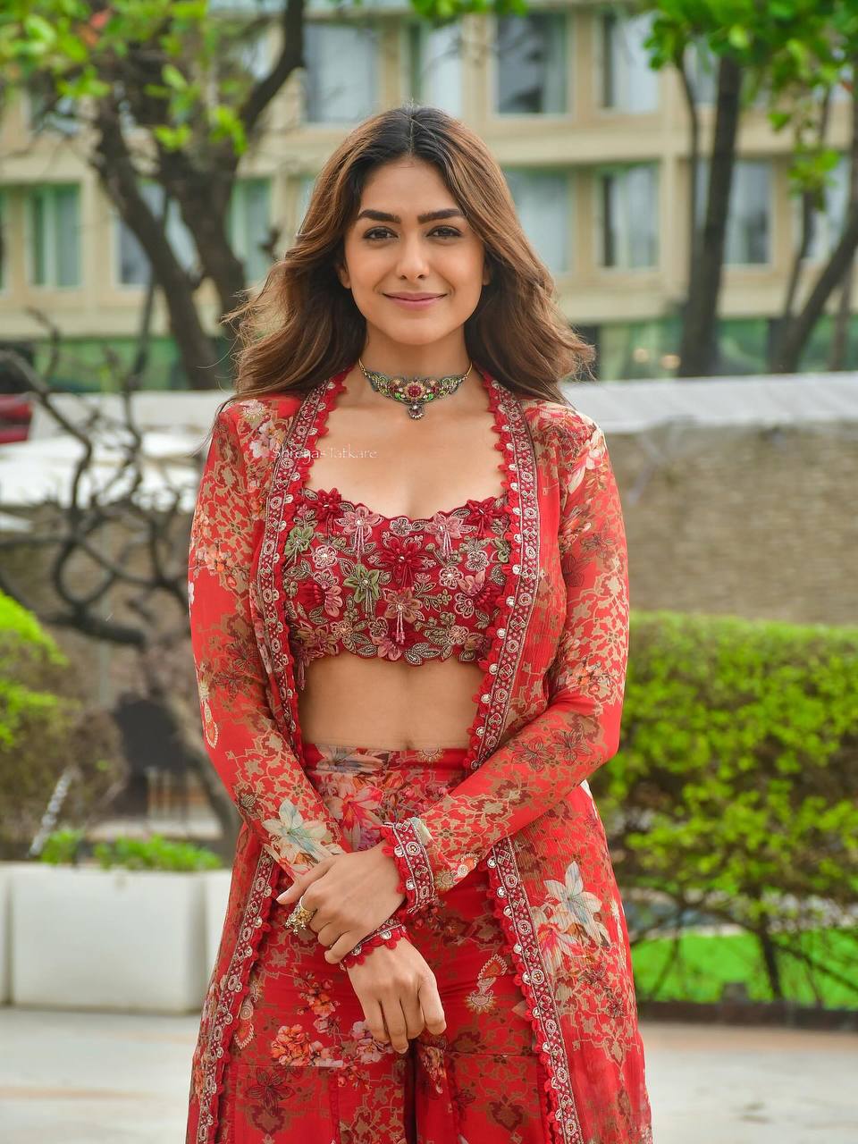Ready-to-wear Sharara, Blouse, and Shrug for a full designer look