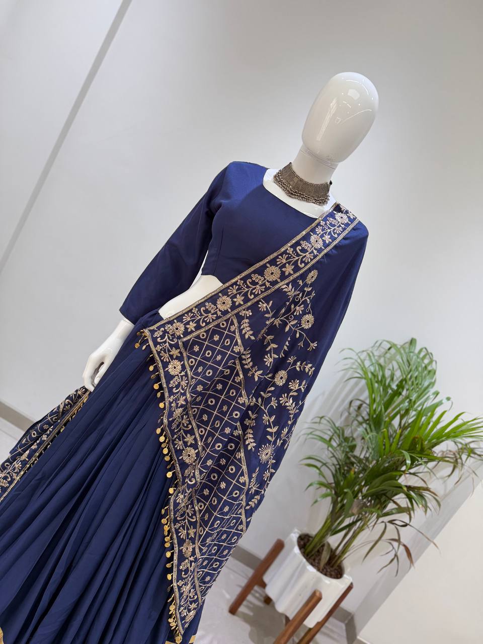 Premium Rayon Gota Patti Lehenga Set