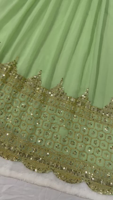Festive Glam Embroidered Lehenga Collection