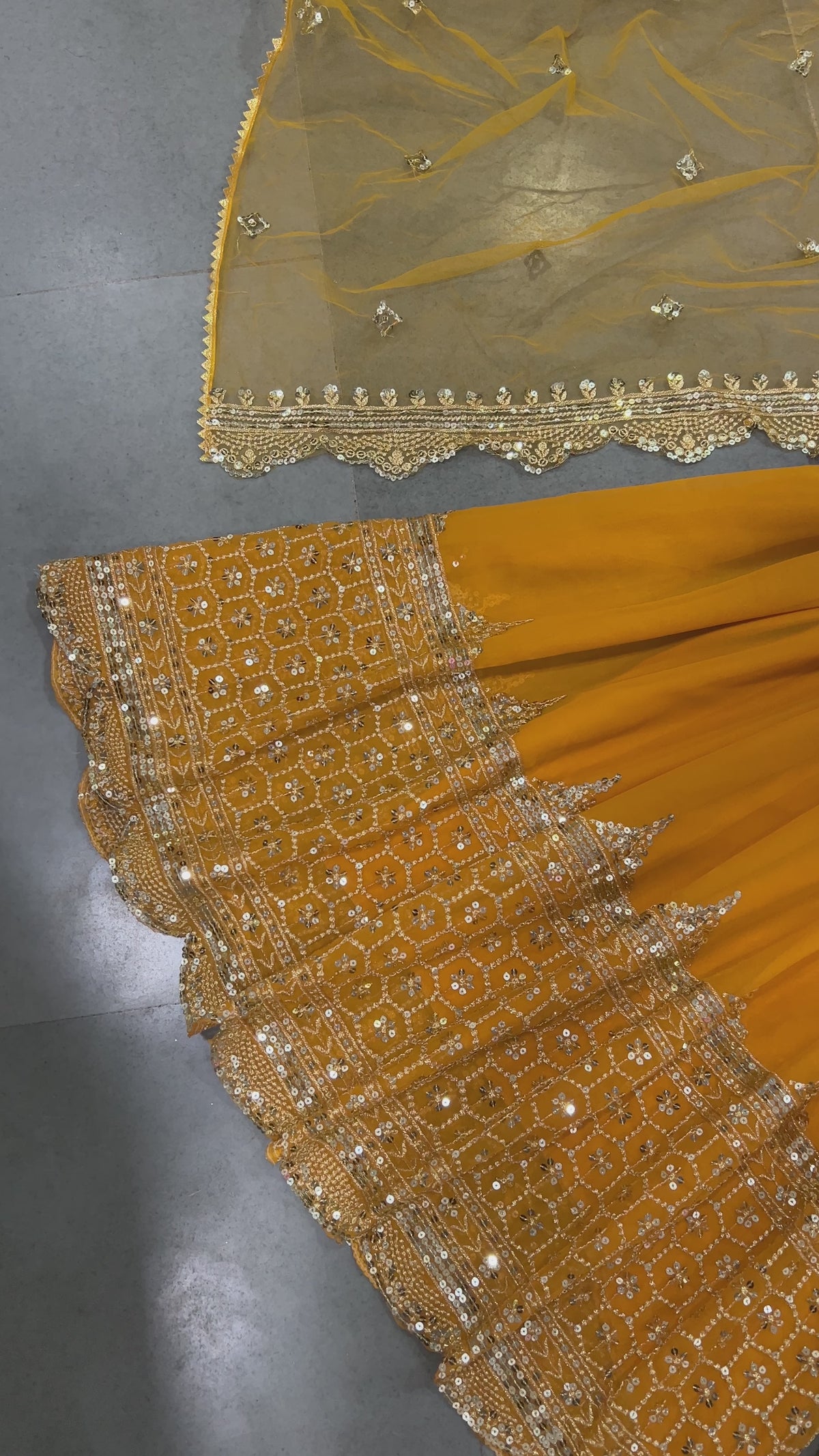Premium Embroidered Party Wear Sharara Set