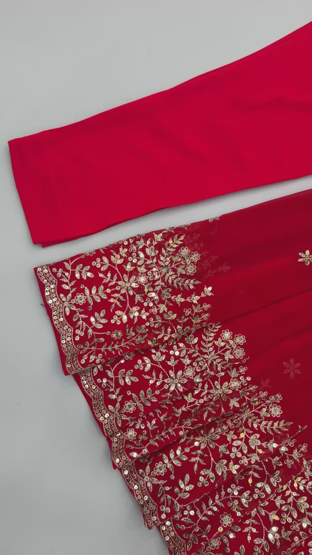 Royal Festive Embroidered Gown Set