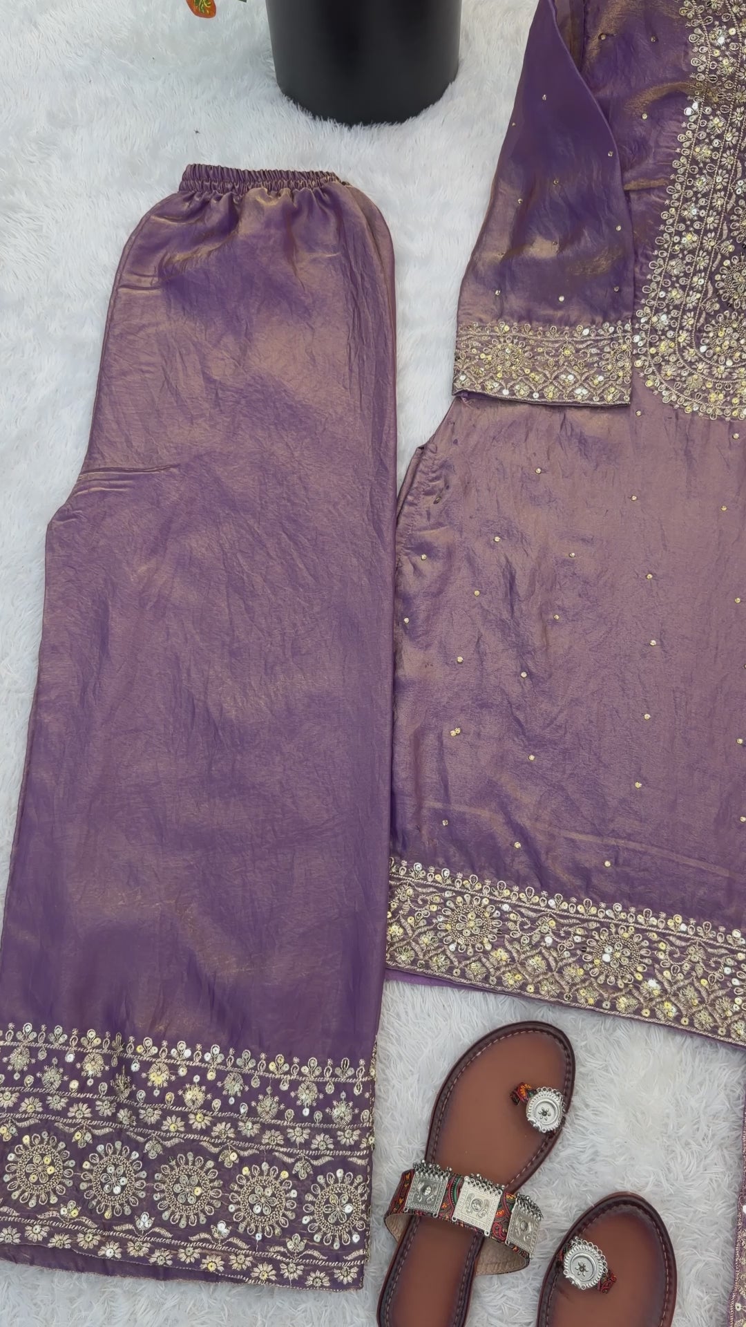 Royal Embroidered Fendy Silk – Festive Glam