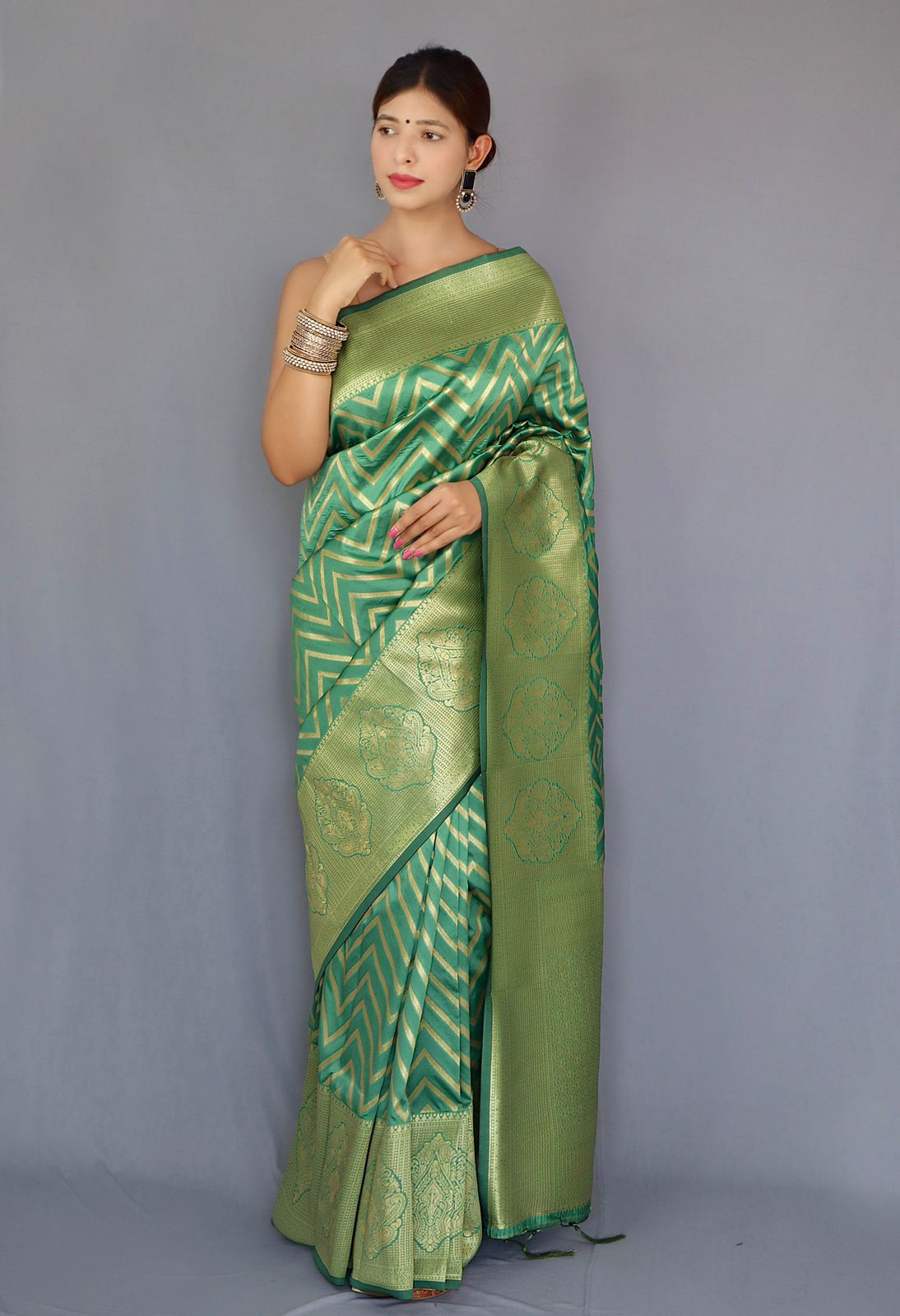 Pure Banarasi Silk With Zari Weaving