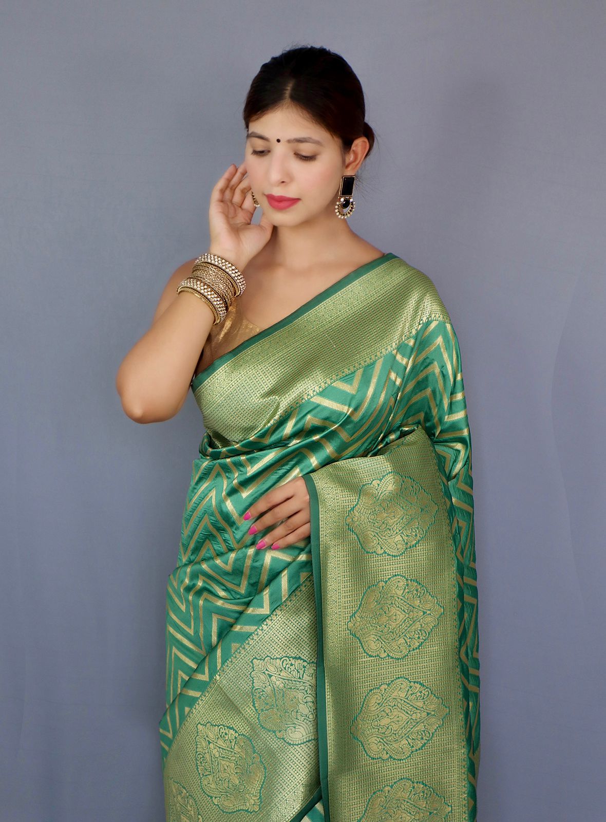 Pure Banarasi Silk With Zari Weaving